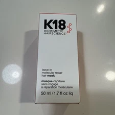 K18 Leave-In Molecular Repair Hair Mask 1.7 Oz / 50 ml