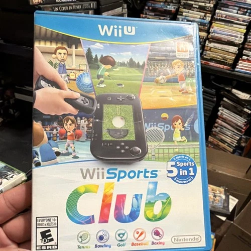 New ListingNintendo Wii U Wii Sports Club 5 Sports in 1 Multiplayer Tennis Bowling Golf