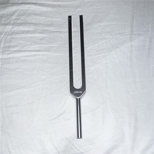 256 Hz Metal Tuning Fork, Silver Color, Suitable for Musical Instruments