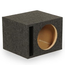 QPOWER SINGLE 12  12 INCH BASS VENTED SLOT-PORTED EMPTY SUBWOOFER BOX QSBASS12