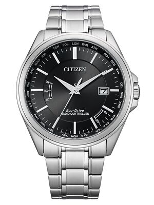 Citizen CB0250-84E Eco Drive Uhr Herrenuhr Edelstahl Datum silber