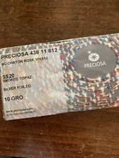 Preciosa flatback crystals SS20 Viva12 1 Gross 5mm Smoked Topaz