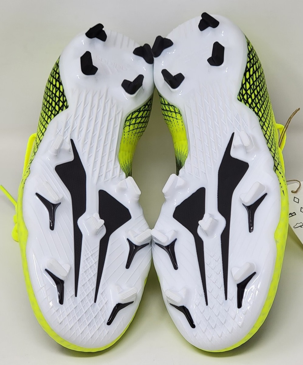 Adidas X Ghosted.3 FG Soccer Cleats Neon Green Black FW6948  display picture 1