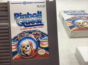 Pinball Quest NES Nintendo Authentic! Cartridge, Box, Styrofoam & sleeve Rare!
