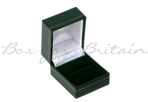 Leatherette Ring Box RED, GREEN, BLACK, BLUE , Gift boxes, display boxes - Picture 6 of 9