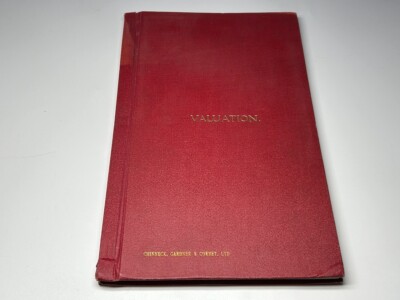 1933 HB Valuation / Inventory Aultmore Kingswood Rd Tunbridge Wells Kent