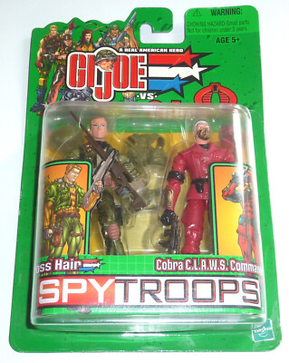 G.I.JOE 2003 CROSS HAIR VS COBRA C.L.A.W.S. COMMANDER 2-PACK MOC NEU OVP GI JOE