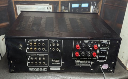 Sansui AU-919 Vollverstärker. Klassische schwarze Gesichtseinheit - Bild 5 von 7
