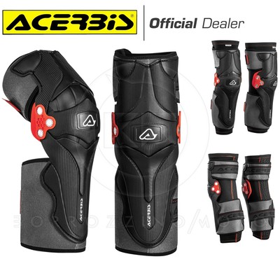 Protections Genoux Moto-cross Acerbis Profile 2.0 - Noir - Taille Unique Adulte - Garantie 2 Ans