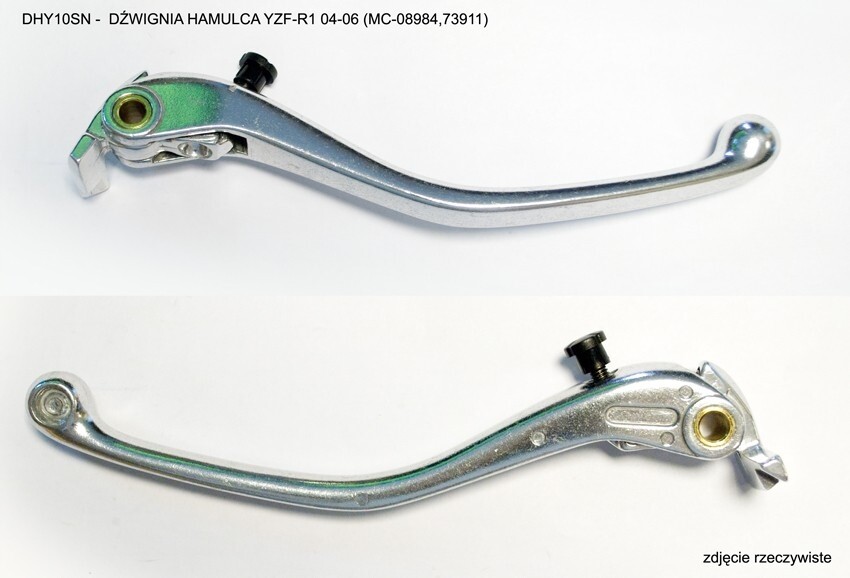 Levier de frein Yamaha YZF R1 2004-2006 en aluminium noir MC-08984