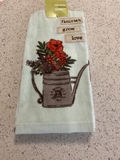 Set of 2 Spring Kitchen Towels NWT Floral Theme See Pics NWT