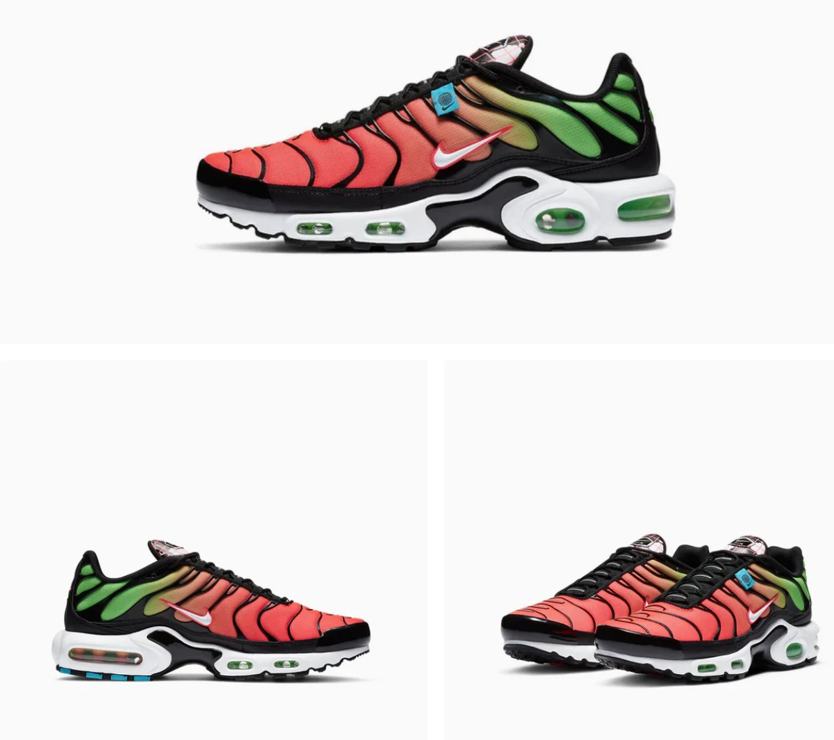 Nike Mens Multicolor Air Max Plus WW CK7291 001 Lace Up Sneaker Shoes Size US 6 Nike Mens Multicolor Air Max Plus WW CK7291 | Mercari main image 2