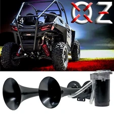 Dual Trumpet Air Horn 150dB Road Blasters 12V Compressor for Trucks RV Boat UTV
