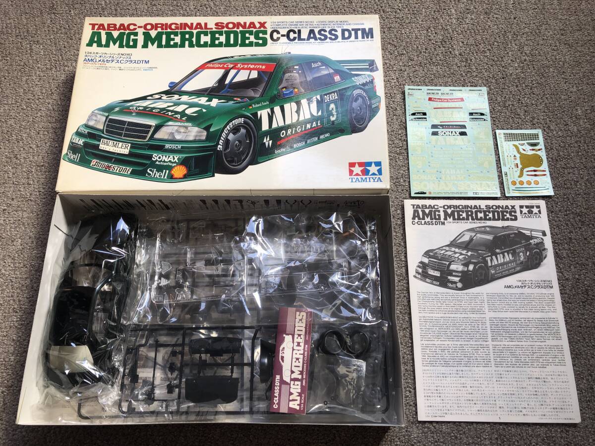 自動車 TABAC SONAX AMG MERCEDES C-CLASS DTM TAMIYA 1/24 #143 Sports Car Series TABAC ORIGINAL SONAX AMG