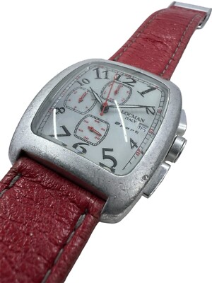 Locman REF.487 Sport Tonneau Wrist Watch. Locman Sport Tonneau 487 Aluminium Red | Dealer | EveryWatch main image 3