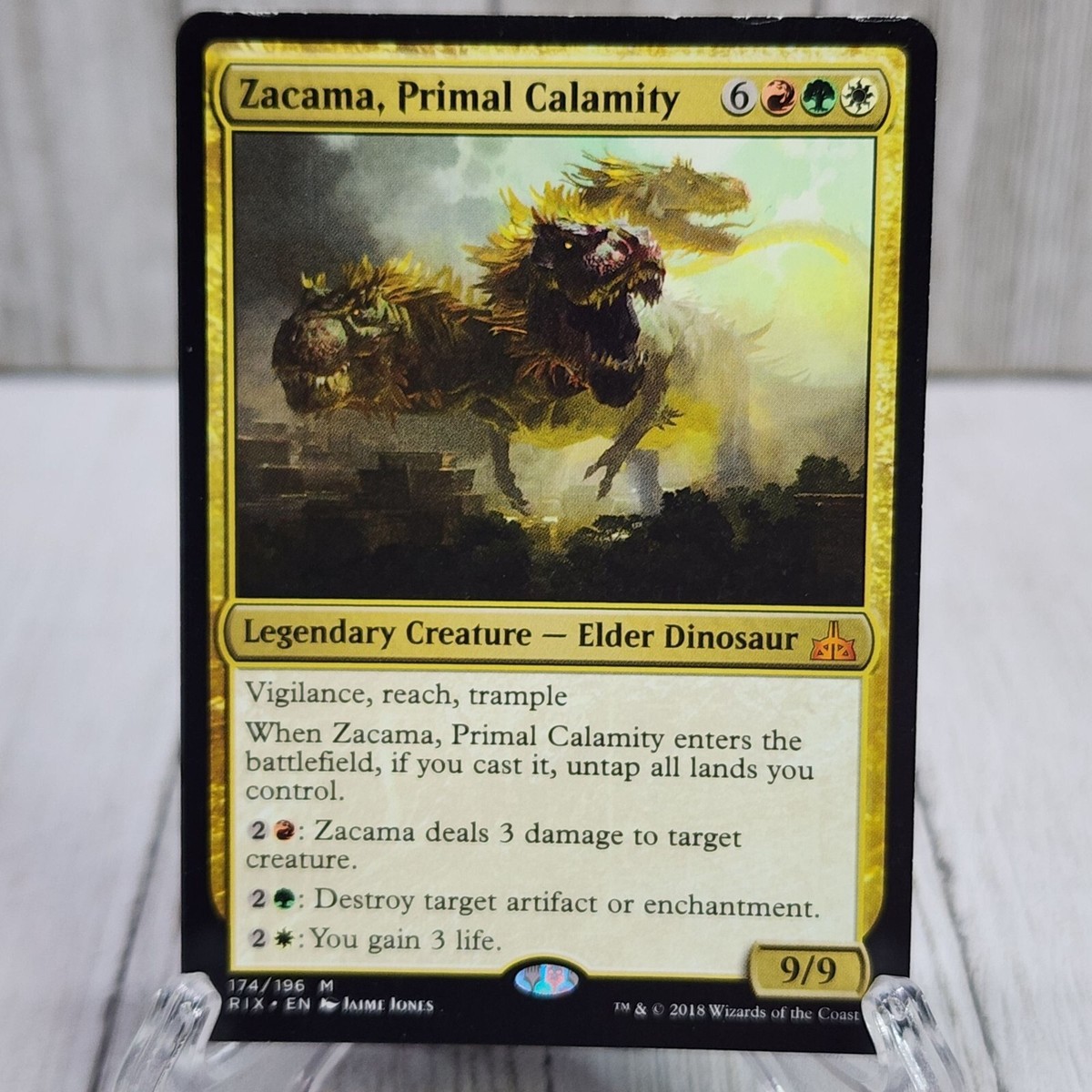 Zacama, Primal Calamity Elder Dinosaur MTG Magic 174/196 | eBay