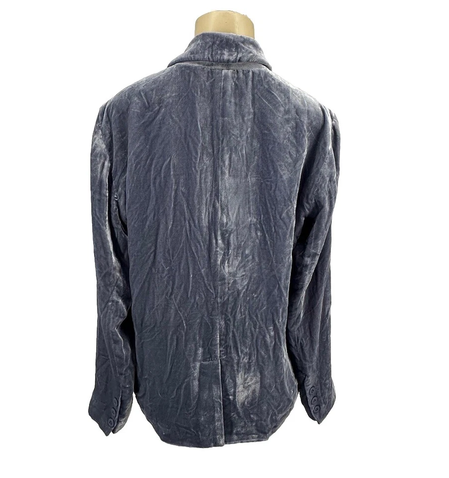 Женская бархатная богемная зимняя блейзерная куртка Sundance 10 Petite с цветочной подкладкой 37–24 - Изображение 3 из 4