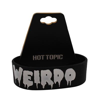 ''WEIRDO'' Silicone Wristband from Hot Topic #B2180