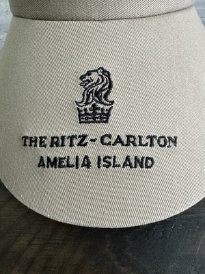 Ritz Carlton Amelia Island Beige Golf Tennis Visor Hat  display picture 2