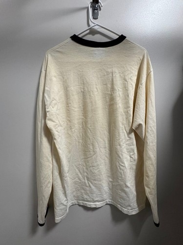 Vtg Nike LS Ringer Tee M Distressed 90s - Picture 9 of 11