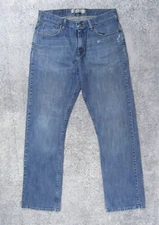 Wrangler Jeans Mens 32x32 Actual Relaxed Bootcut Cowboy Denim Pants Workwear*