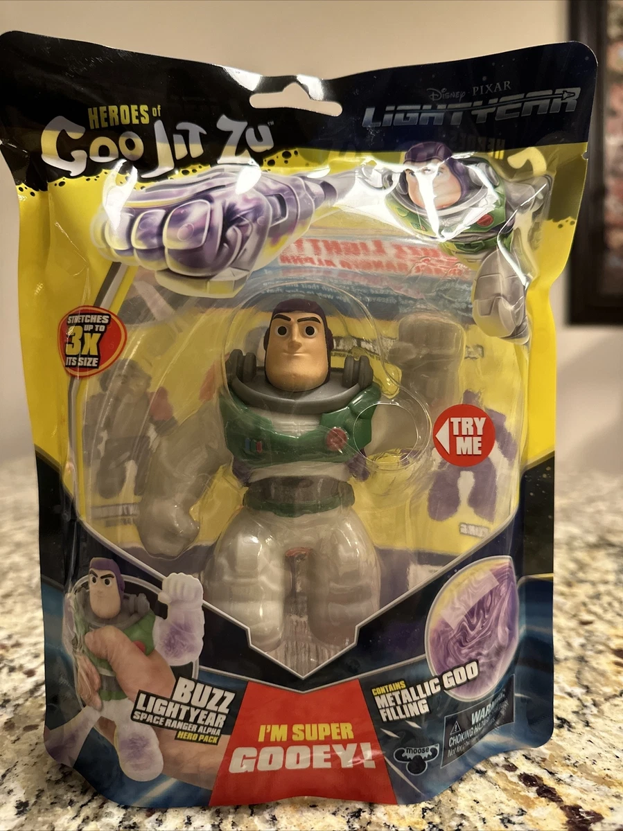 Heroes of Goo Jit Zu Disney Pixar Lightyear Lightyear Hero Pack - Alpha Buzz, Squishy, Stretchy, Gooey Hero