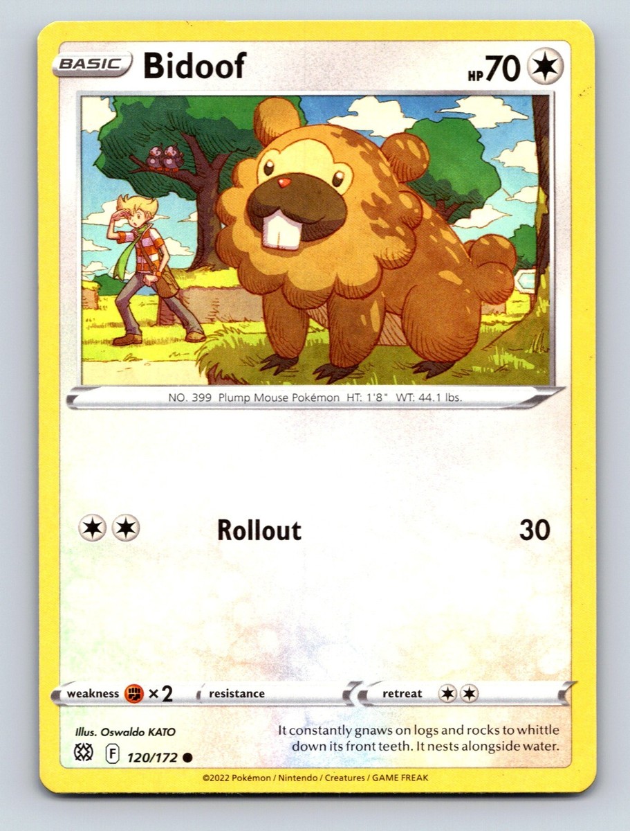 shiny bidoof pokemon card Bidoff Pokemon Crown Zenith Full Art #GG29 PSA 9