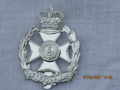 The Leeds Rifles,Capbadge Anodised Aluminium Staybright, J.R. Gaunt B´ham