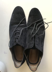 zara blue suede shoes