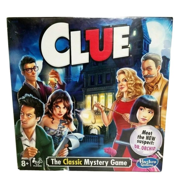 Clue Classic Mystery Board Game Dr Orchid 2015 Hasbro (A5826) - Brand ...