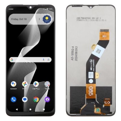 Für Cricket Debut S3 LCD Bildschirm Mit Digitizer Vollständige Montage (Schwarz)
