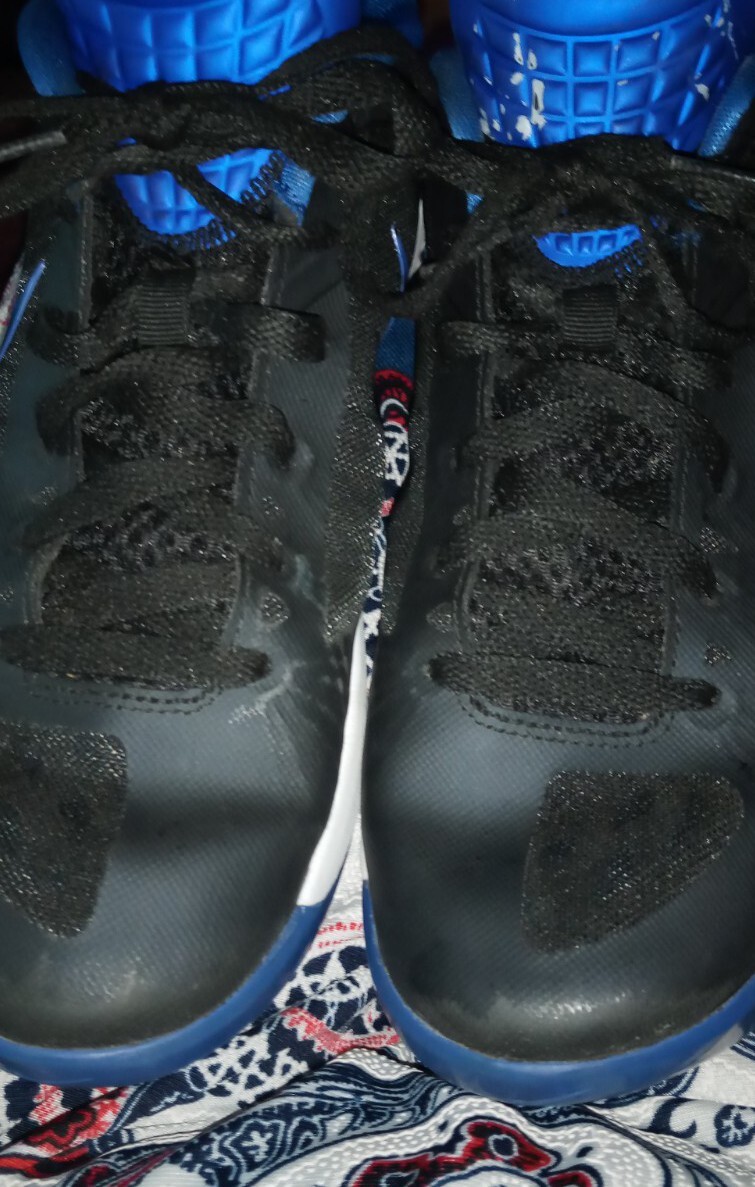 Nike Volley Zoom Hyperspike 585763041 Black Blue Shoes Women's Size US