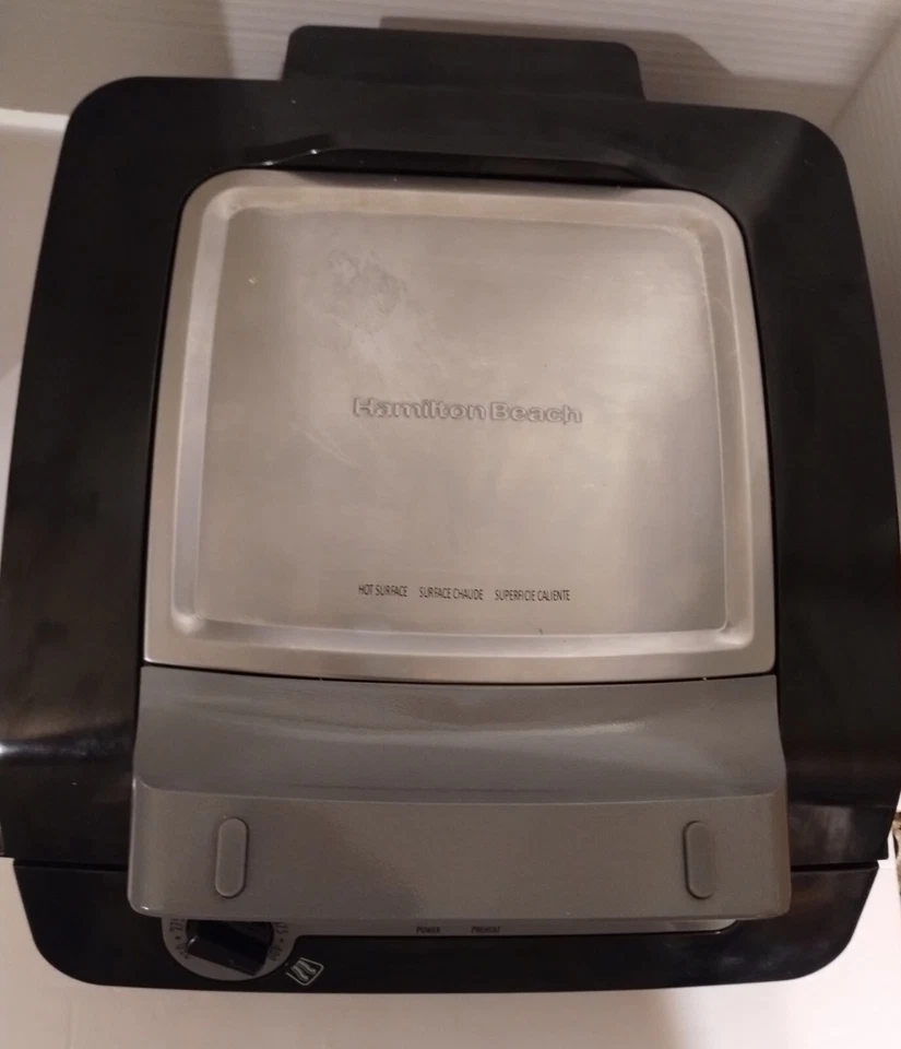 Hamilton Beach Sandwich Toaster & Press Grill Griddle Model G48 TestedVery Clean - Image 2 of 4