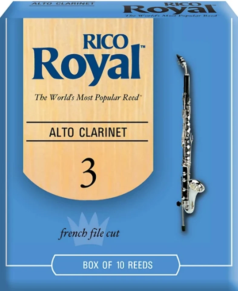 Rico Royal Alto Clarinet Reeds (Previous Packaging) - 10 Per Box