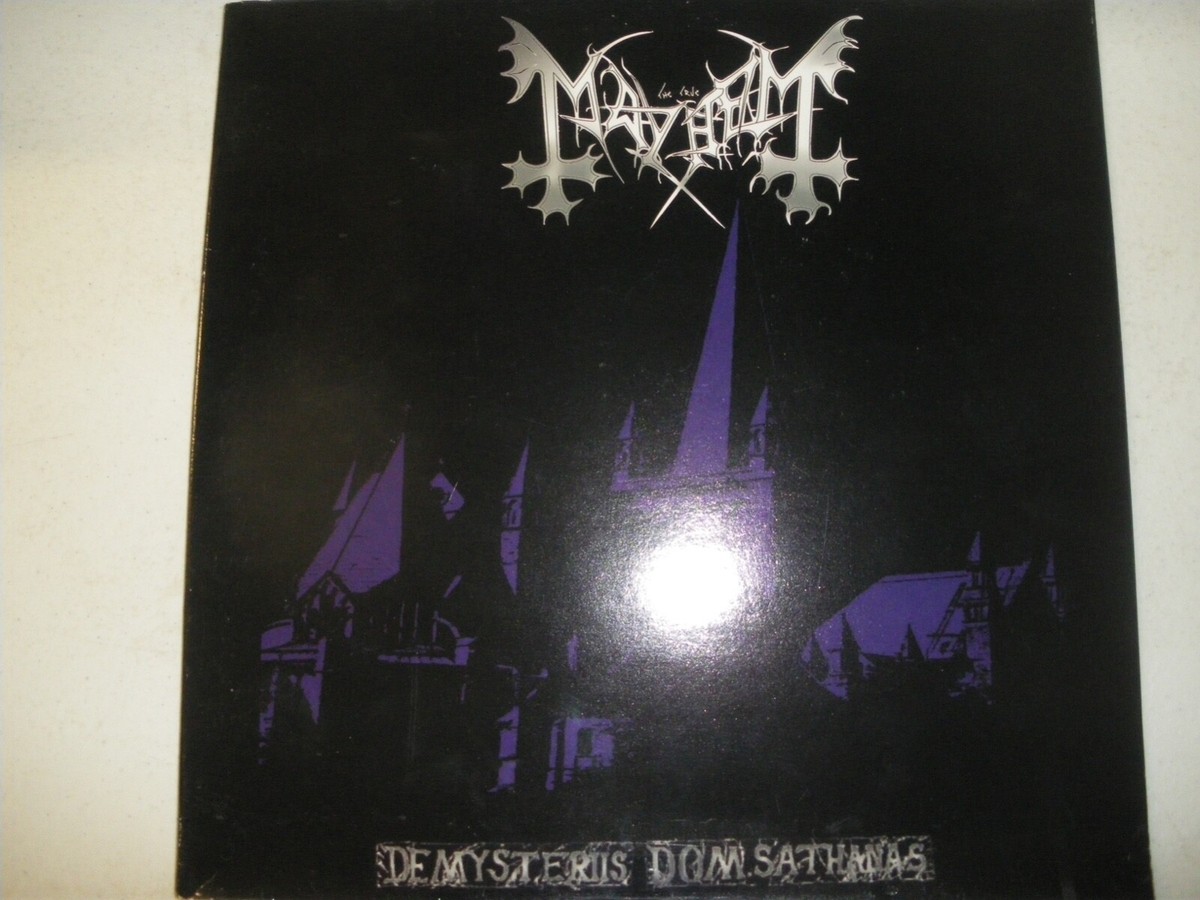 Mayhem De Mysteriis Dom Sathanas　サイン入り MAYHEM - De Mysteriis Dom Sathanas, Lmtd edition Purple Vinyl