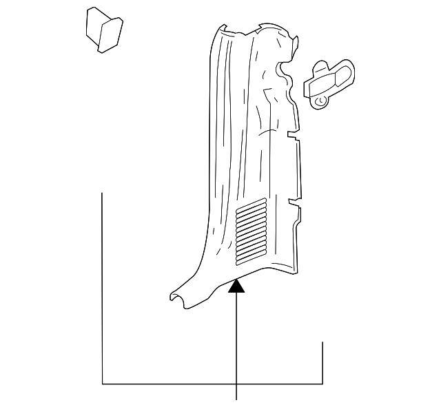 Genuine GM Lower Trim Panel Part #25955399 Replacement