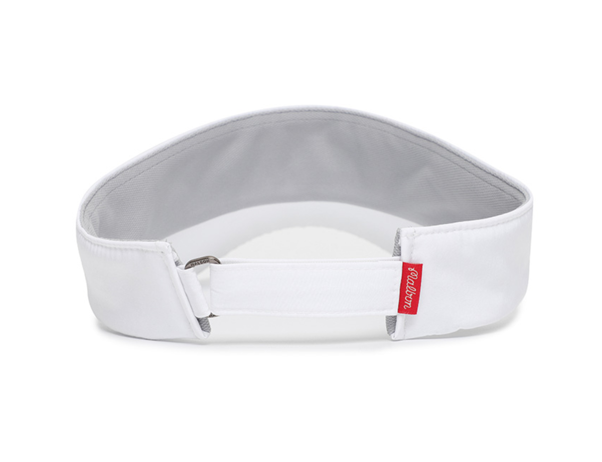★直営店購入★Malbon Golf Tee Holder Visor Malbon Golf] Logo Tee Holder Visor - White | eBay