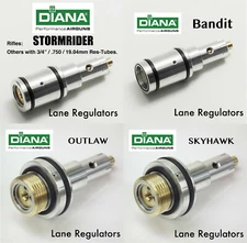 Diana Stormrider, Bandit, Outlaw, Air Rifle Regulator 'MK9 Lane - CNC'ed In UK'.