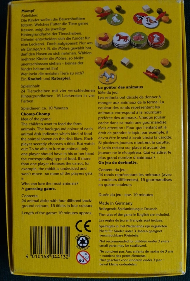 Haba Spiel Mampf  Lernspiel Nr.4413 *** Top Zustand *** 100% Komplett - Bild 2 von 4