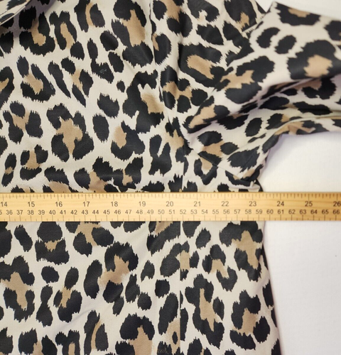 Kate Spade trench Coat waterproof animal print light short pink lining New XL - Picture 8 of 14