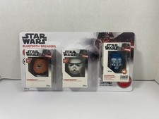 STAR WARS Bitty Boomers BLUETOOTH speakers 3 pack Chewbacca Stormtrooper Vader