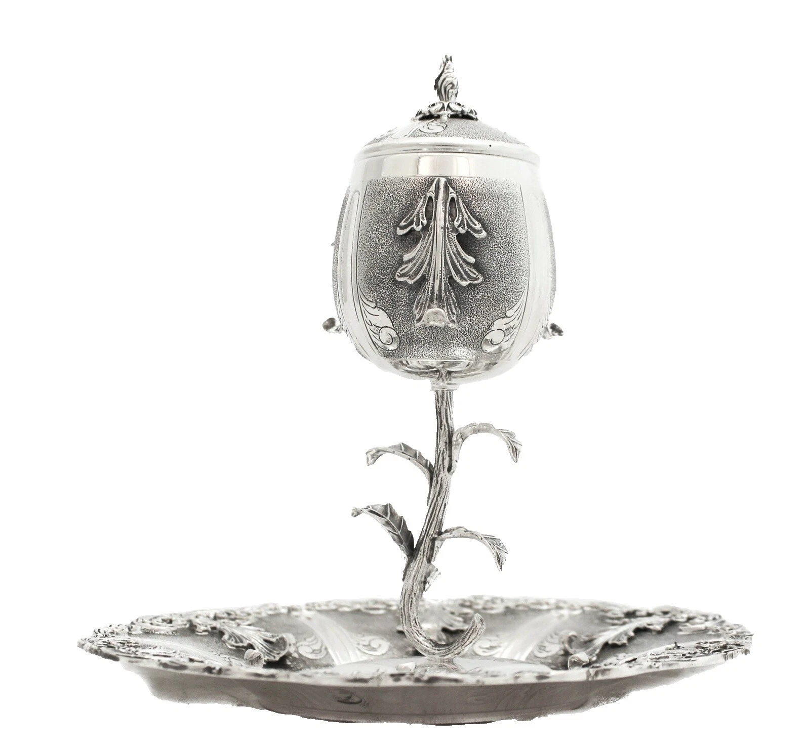 Rose objetos antiguos de plata esterlina-EE. UU.