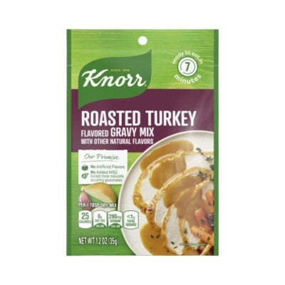 Knorr Roasted Turkey Flavored Gravy Mix (Pack of 3)