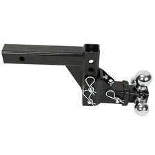 3 Ball Adjustable Drop-turn Trailer Tow 2 Hitch Mount Towing 1-78 2-516 3 Ball Adjustable Drop-turn Trailer Tow 2 Hitch Mount Towing 1-78 2-516