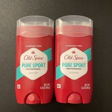 2x Old Spice Pure Sport High Endurance Men's Deodorant 3 Oz Ea New
