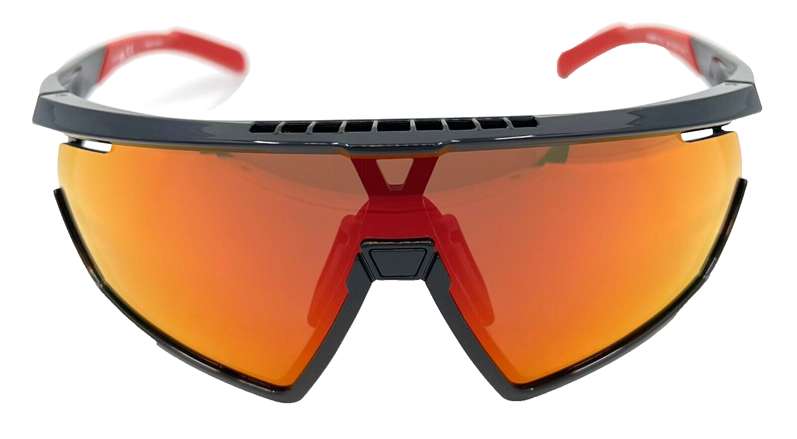 AUTHENTIC & NEW - ADIDAS SPORT SP0001 01L - BLACK / RED SUNGLASSES, CASE & LENS