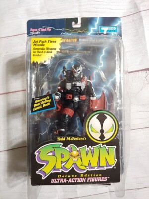 Pilot Spawn Black Variant Todd McFarlane Toys 1995 Action Figure Deluxe New