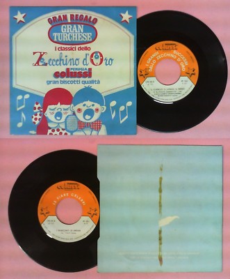 *LP 45 7'' ZECCHINO D'ORO Il guercio lungo nano I musicanti di brema no cd mc