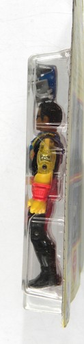 1986 LJN Toys Bionic Six J.D. DIE CAST Metal action figure CRACKED Blister - Picture 7 of 8