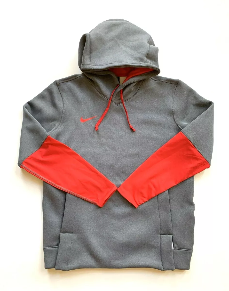 Grey and hotsell red nike hoodie